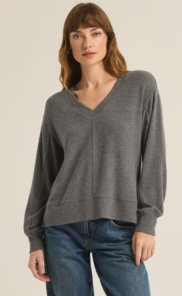 Charcoal Wilder Sweater Top