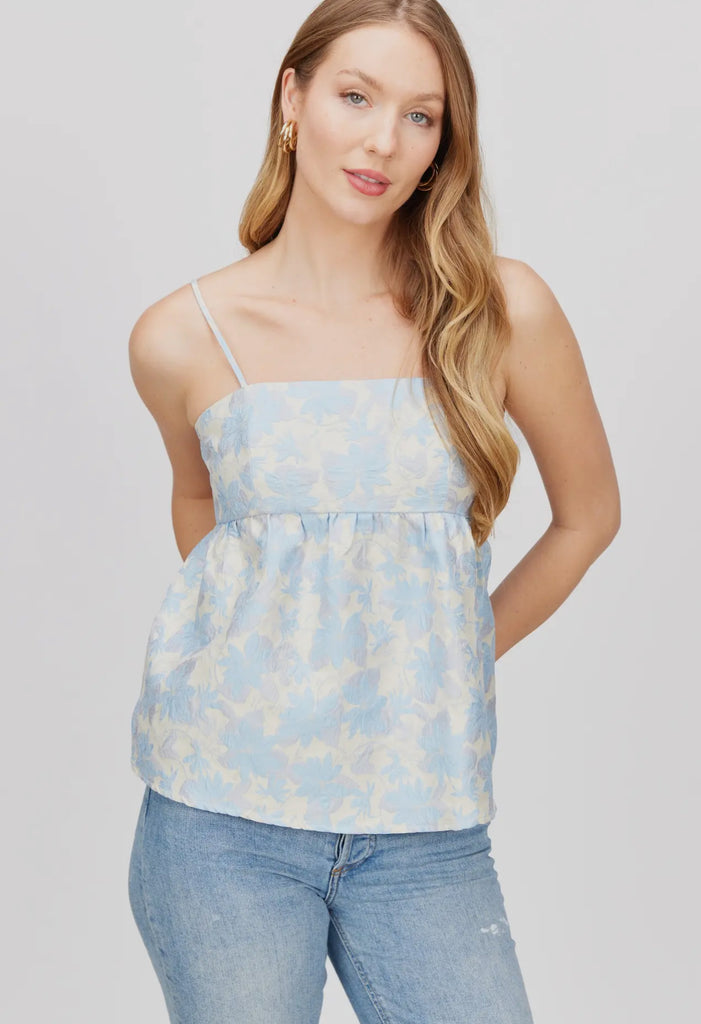 Floral Jacquard Tank