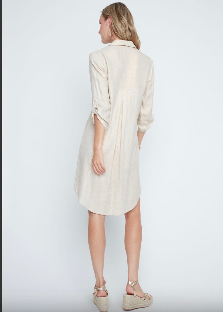 Gold metallic dress