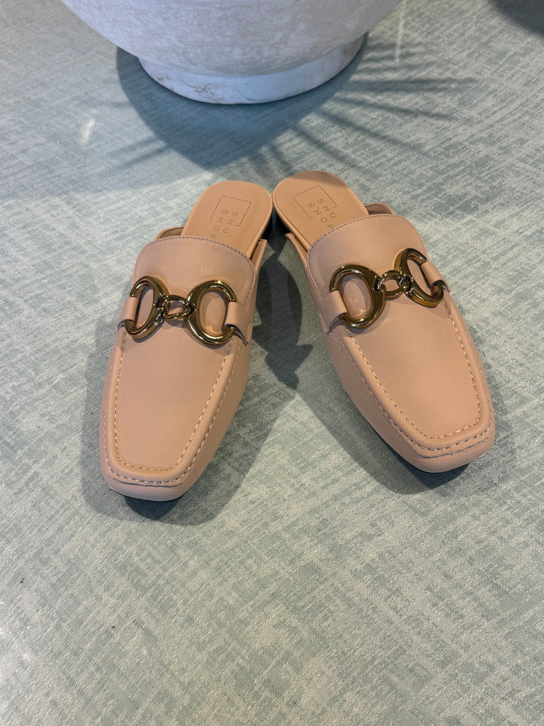 Tan Buckle Loafer