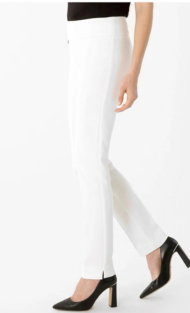 Winter White Crepe Lisette Pants