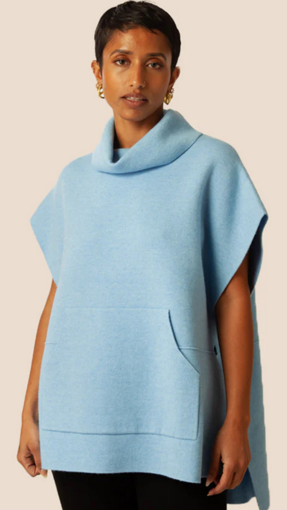 Blue Kanga poncho