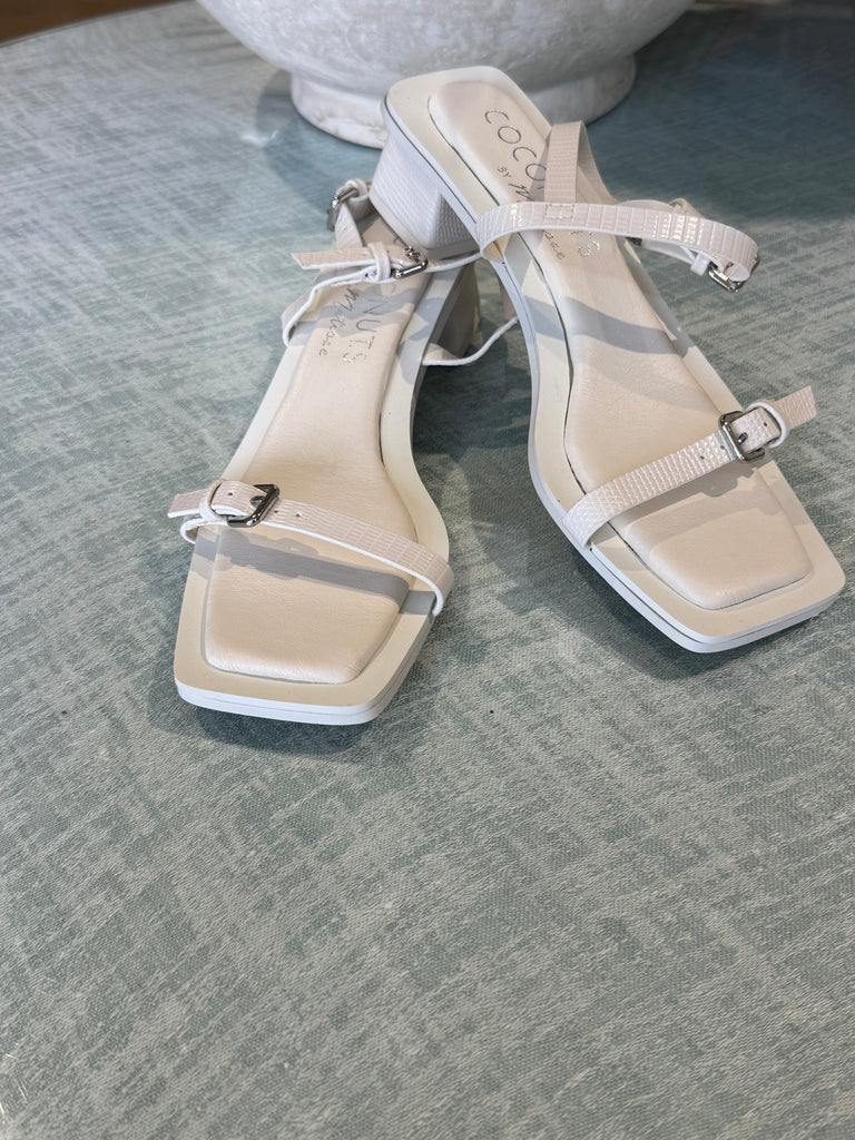 Bone Lizard Strap Sandal