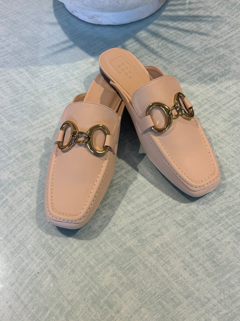 Tan Buckle Loafer