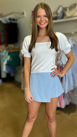Blue Multi Skirt