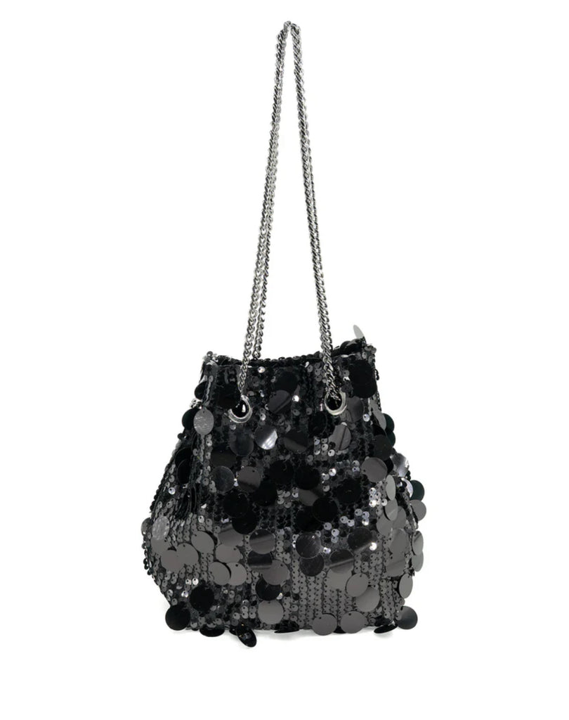 Black sequin bag