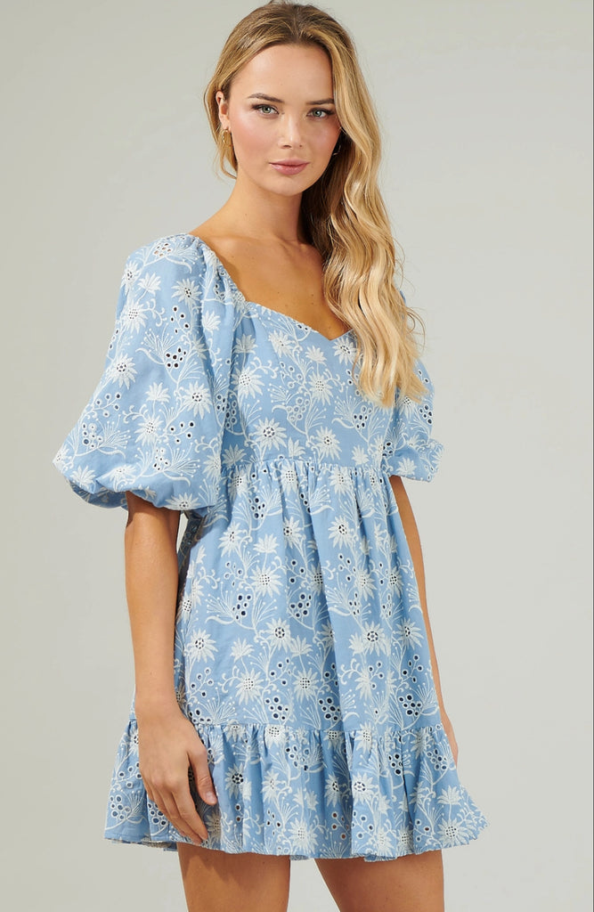 Moonflower Eyelet dress