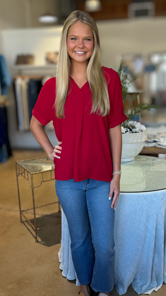 Ruby V neck top