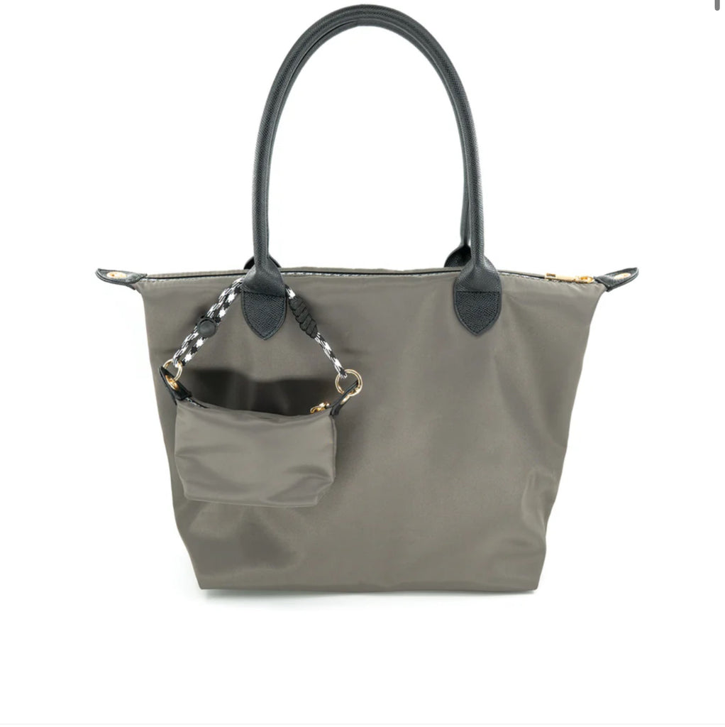 Olive Nylon Tote