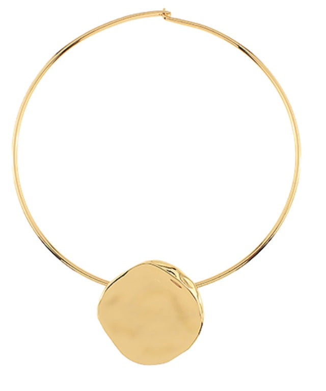 Gold nugget choker