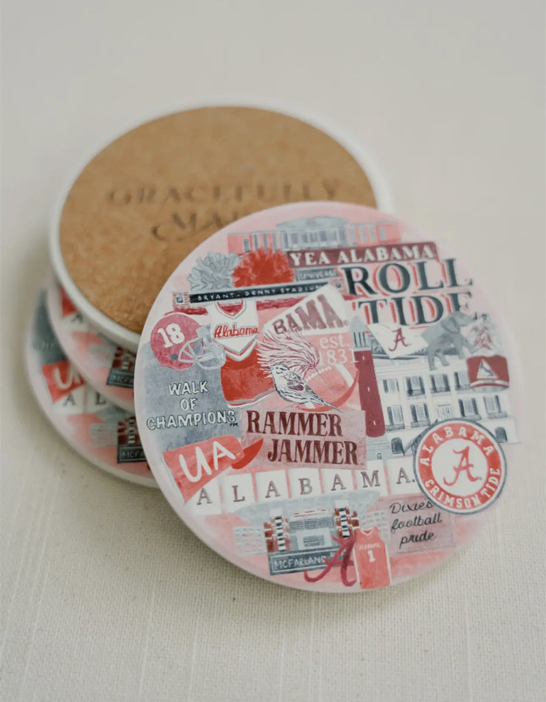 Alabama Drink Coaster Set