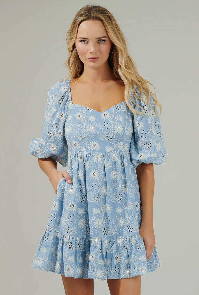 Moonflower Eyelet dress