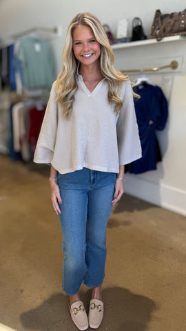 Blue Cozy Fleece sweatshirt