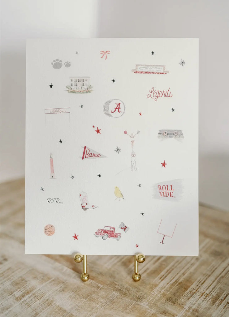 Alabama Icon Print 5x7