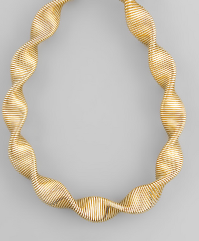 Gold Puff Hoops