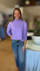 Lavender Aja Sweater