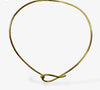 Gold loop choker