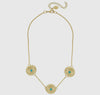 Turquoise Concho Necklace