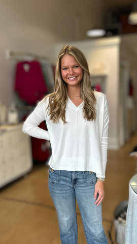 Blue Stripe Poplin Blouse