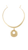 Circle pendant choker