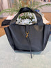 Black Lock Shoulder Bag