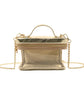 Gold clear crossbody