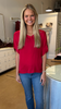 Scarlet V neck Blouse