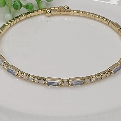 Gold Textured Bracelet