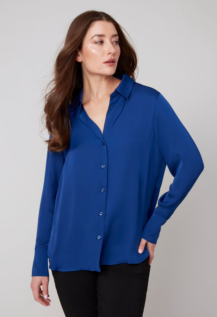 Oxford Button down Blouse