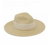 White striped hat