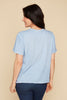 Blue Knit Tee