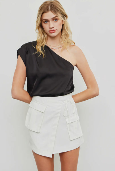 Black One Shoulder Top – Park Boutique