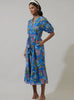 Floral Button Down Midi Dress