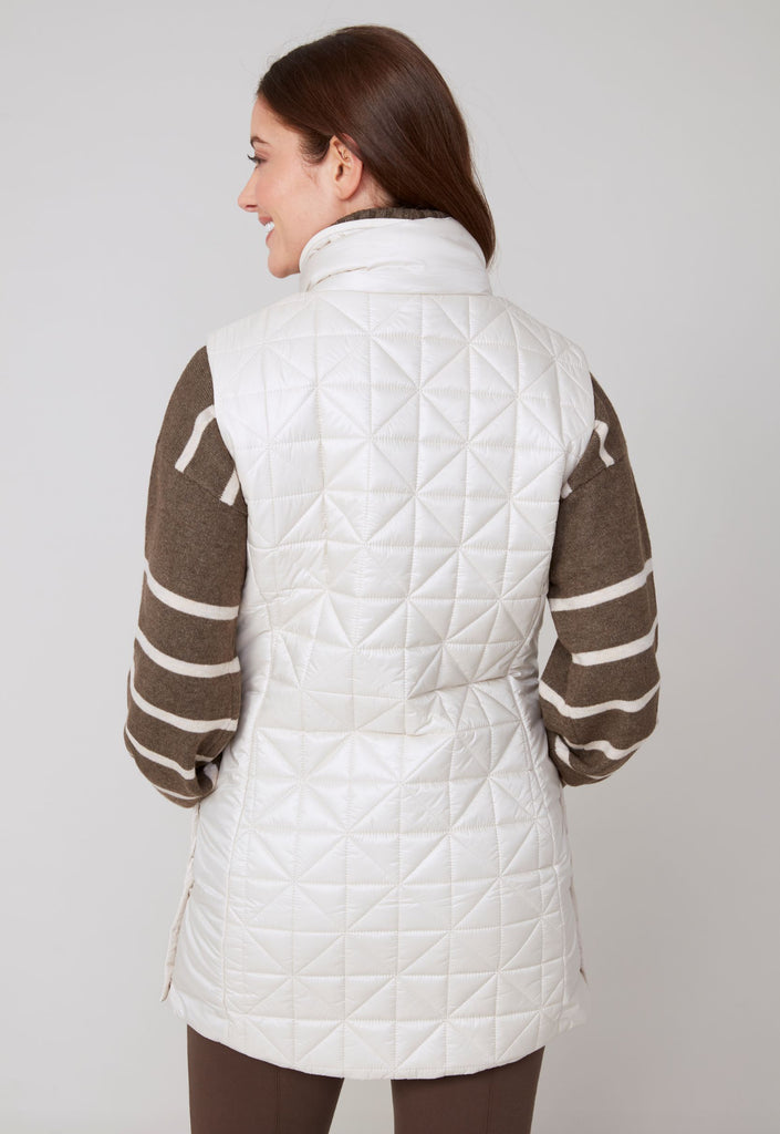 Oyster Quilted Vest