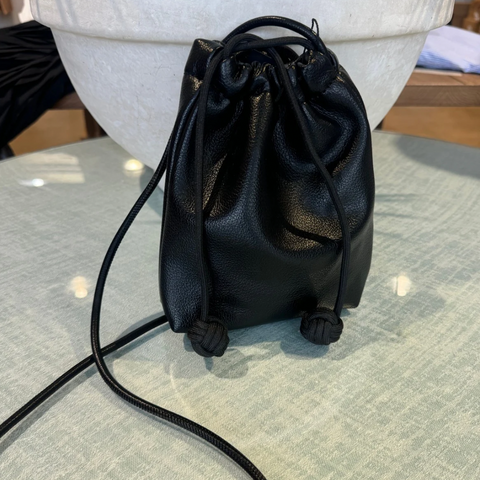 Black Pleated Purse