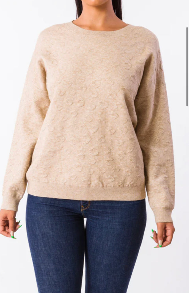 Beige Cleo Sweater