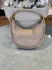 Beige Mini Woven Shoulder Bag