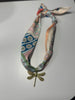 Dragonfly Charm Scarf Necklace