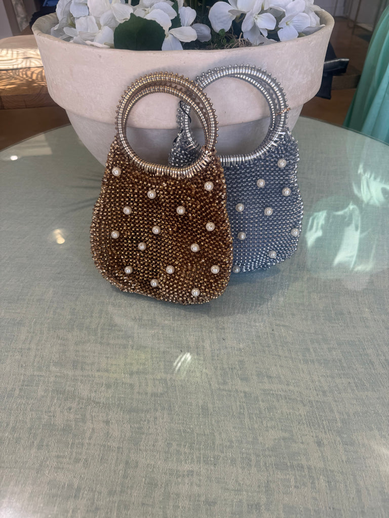 Silver Pearl Small Bag