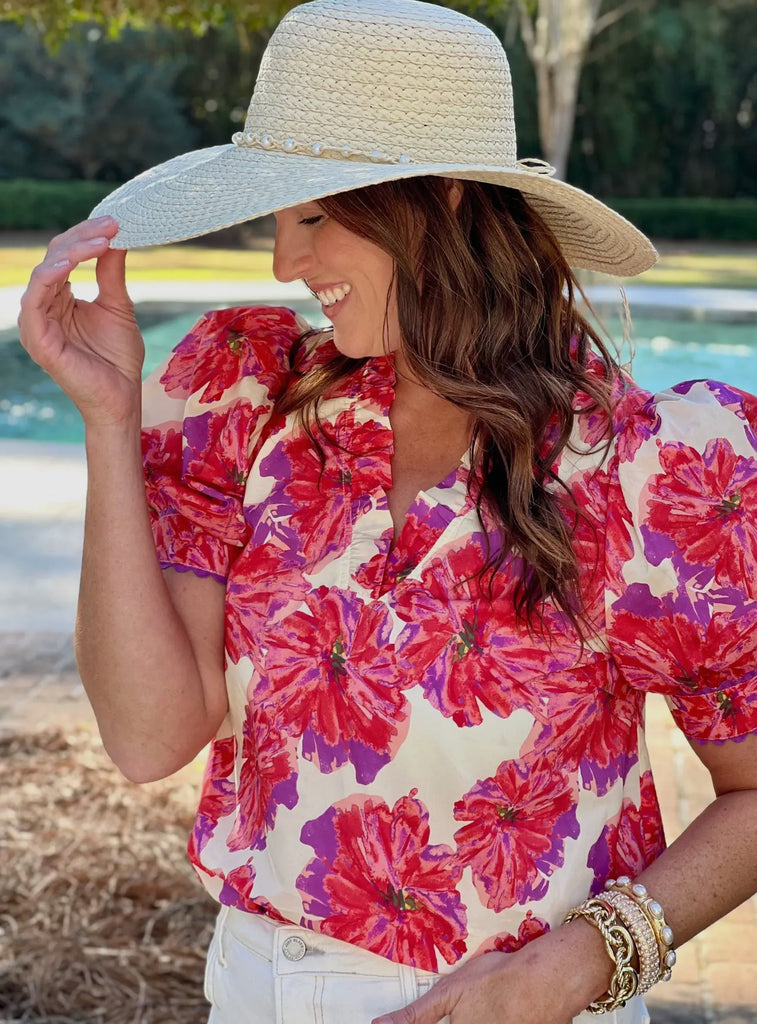 Pearl Band Sunhat