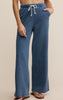 Vintage Indigo Knit Denim Pants