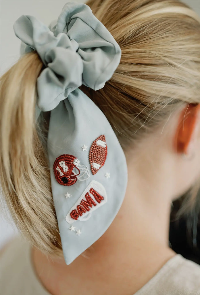 Roll Tide hair scrunchie