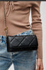 Black Quilted Crossbody