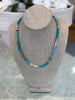 Blue beaded necklace