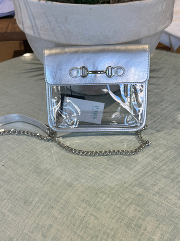 Taupe small bucket purse