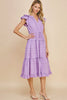 Lavender Tiered Maxi Dress