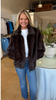Chocolate Faux Fur Jacket