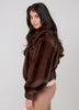 Chocolate Faux Fur Jacket