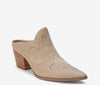 Taupe western mule