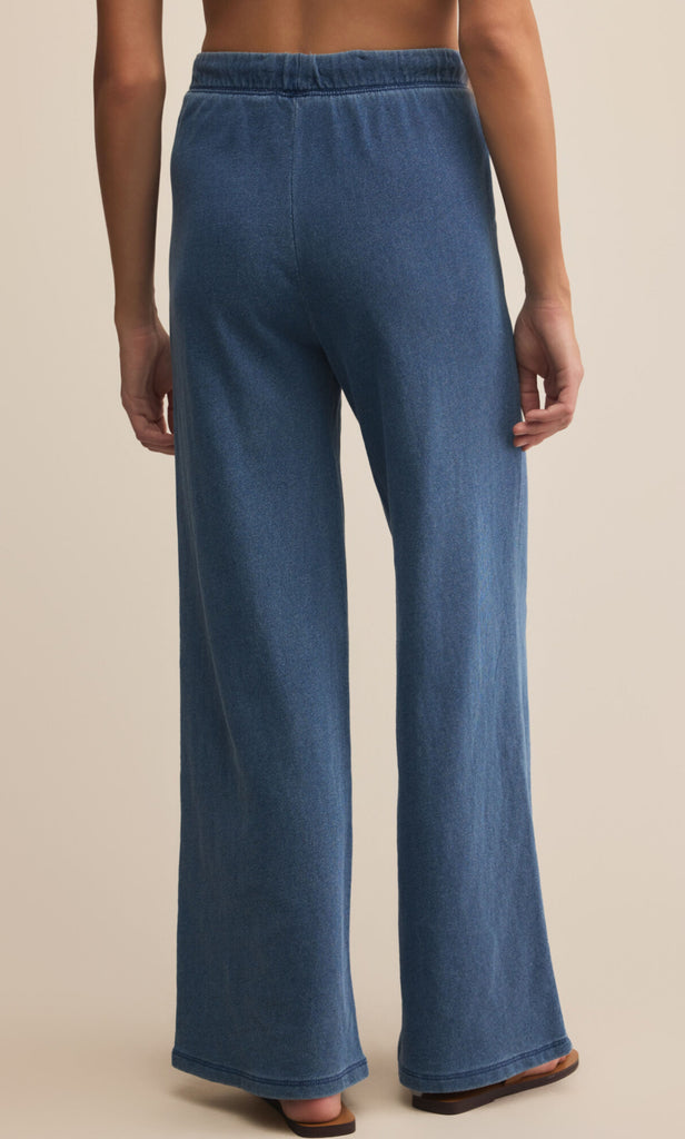 Vintage Indigo Knit Denim Pants